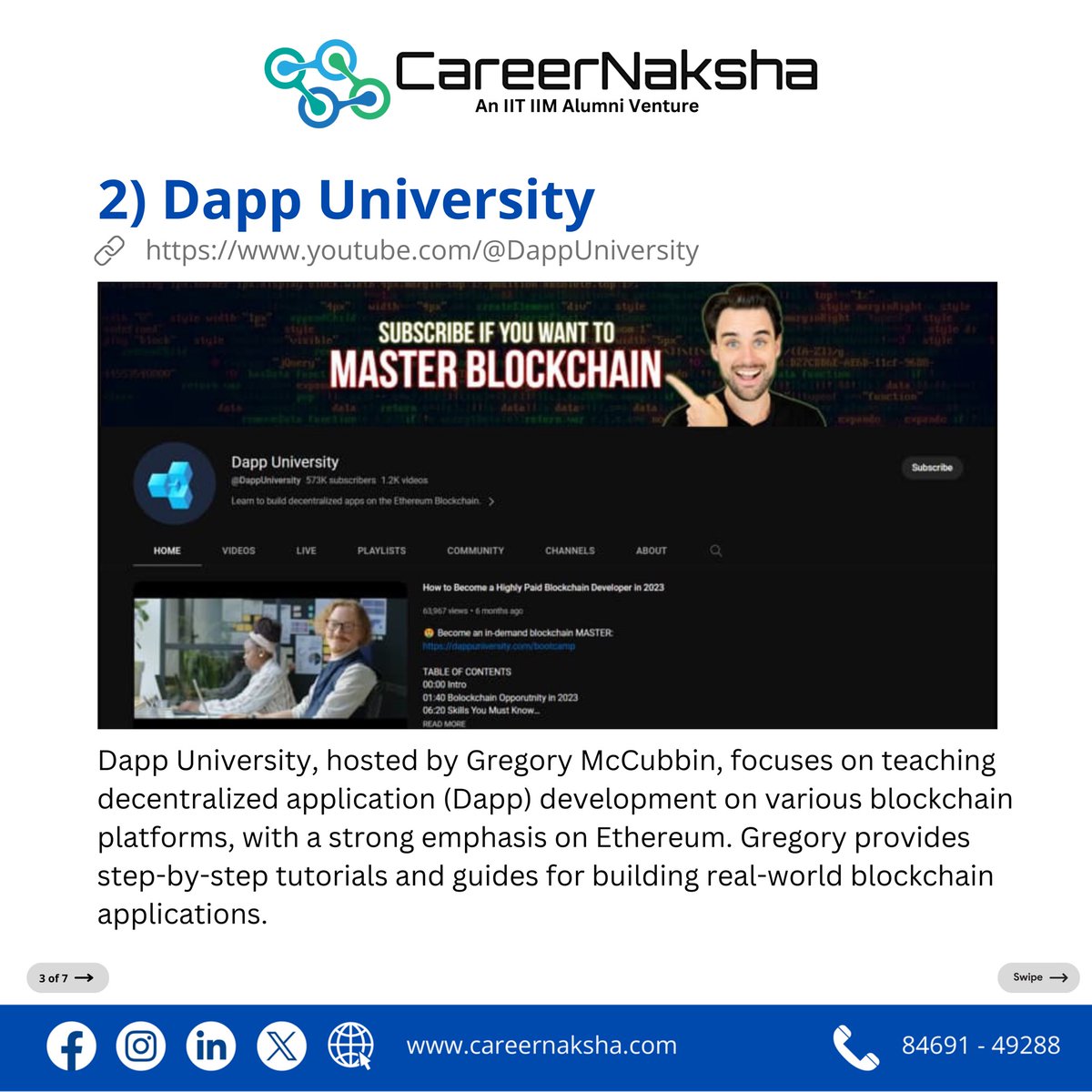 careernaksha's tweet image. Unleash the potential of blockchain with these free learning materials! 

#BlockchainPotential #KnowledgeSharing
#CryptoKnowledge 
#FreeLearning
