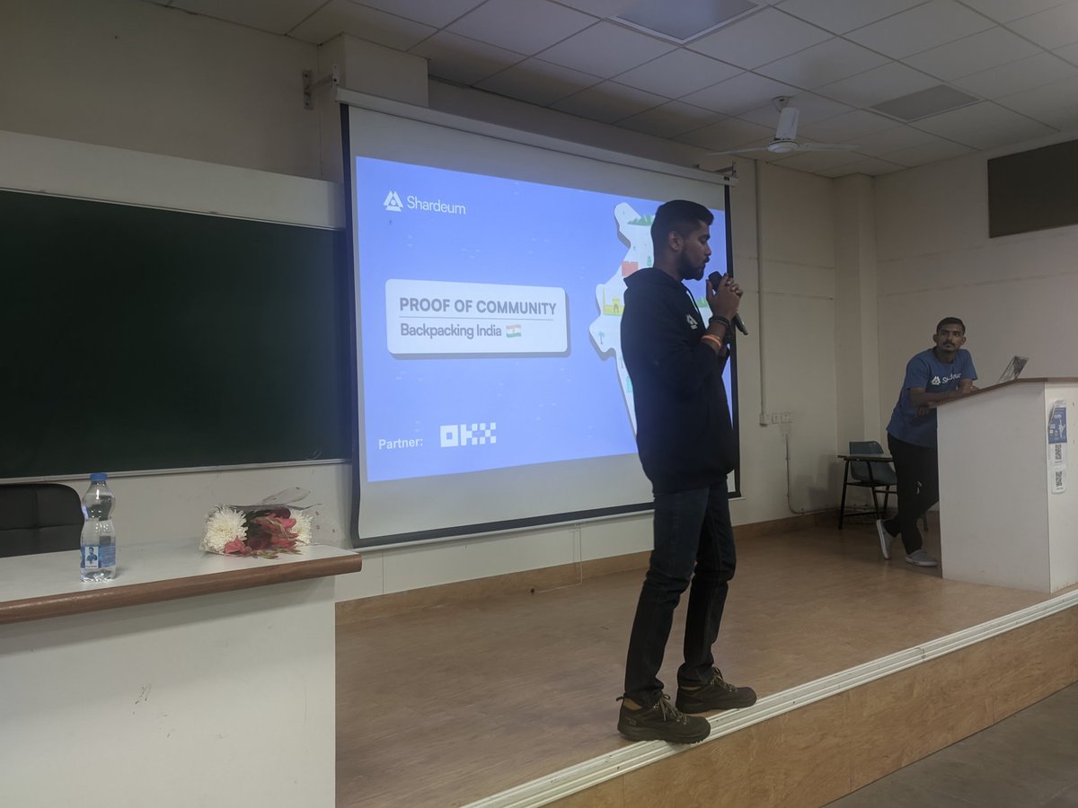 Ankit1_5976's tweet photo. Enjoying @shardeum event @niamt_ranchi ranchi .. great to learn new things in the web3 space.. 🚀 @ShardeumIND
Thanks to @Web3Jh and @TheSuranaverse for this interactive event. https://t.co/frGbF38av0