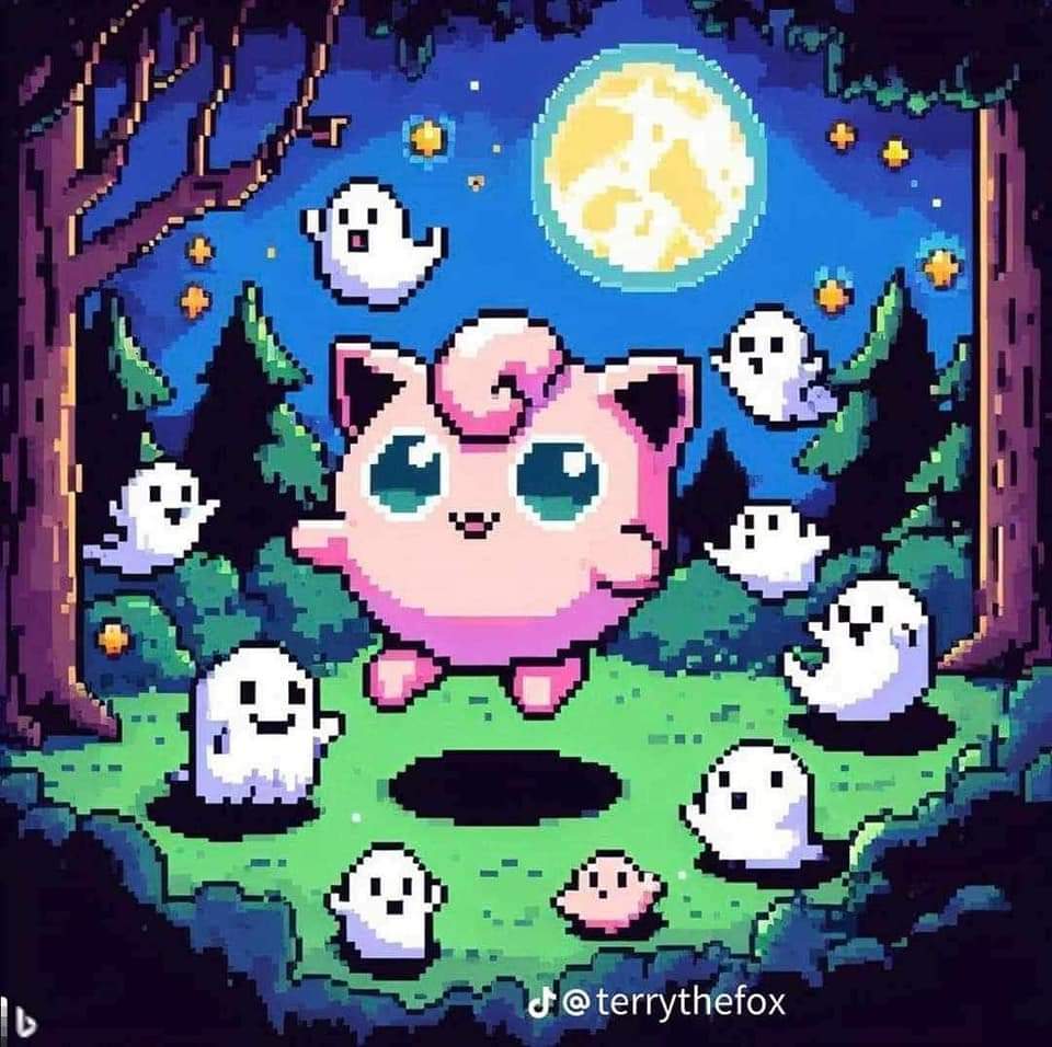 Jigglypuff 💟👻

#AraffiIndra #tiktok #fyp #trending #horror #halloween #happyhalloween #witch #monsters #arts #art #comics #horor #cartoon #pokemon #ghost #anime #skull #halloweeneveryday #monster #horrorart #spooky #pixelart #fypシ #pokémon #pikachu #halloweenfun #jigglypuff