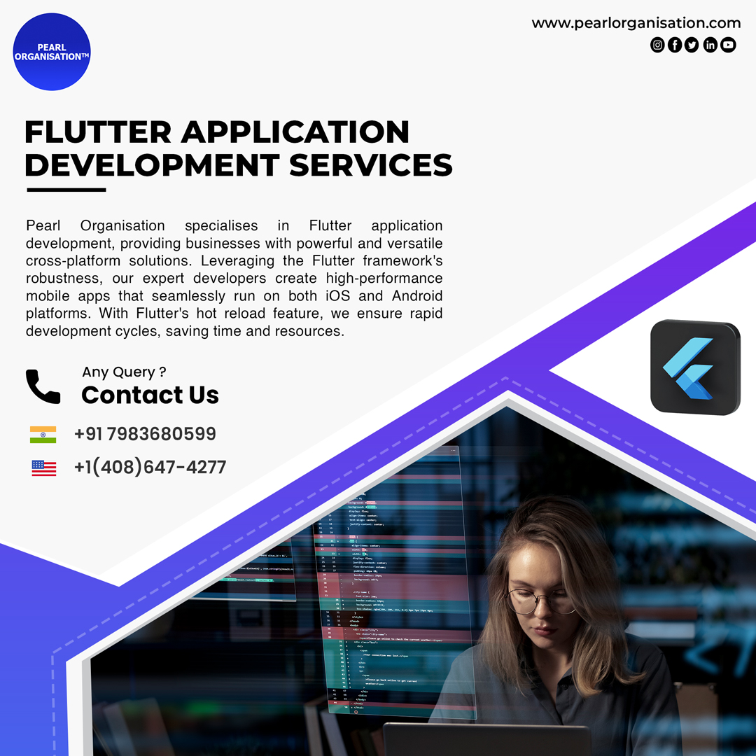 pearlorgs's tweet photo. Flutter Application Development Services
https://t.co/7Xwf36jCC9

#Pearl_Organisation #Digital_Business_Transformation_Services #IT_Services 
#digitalmarketing  #techno #marketing_strategy #custommade #development #advancedsoftware #flutter #flutterdeveloper #flutterapplication https://t.co/KkLuG8geOq
