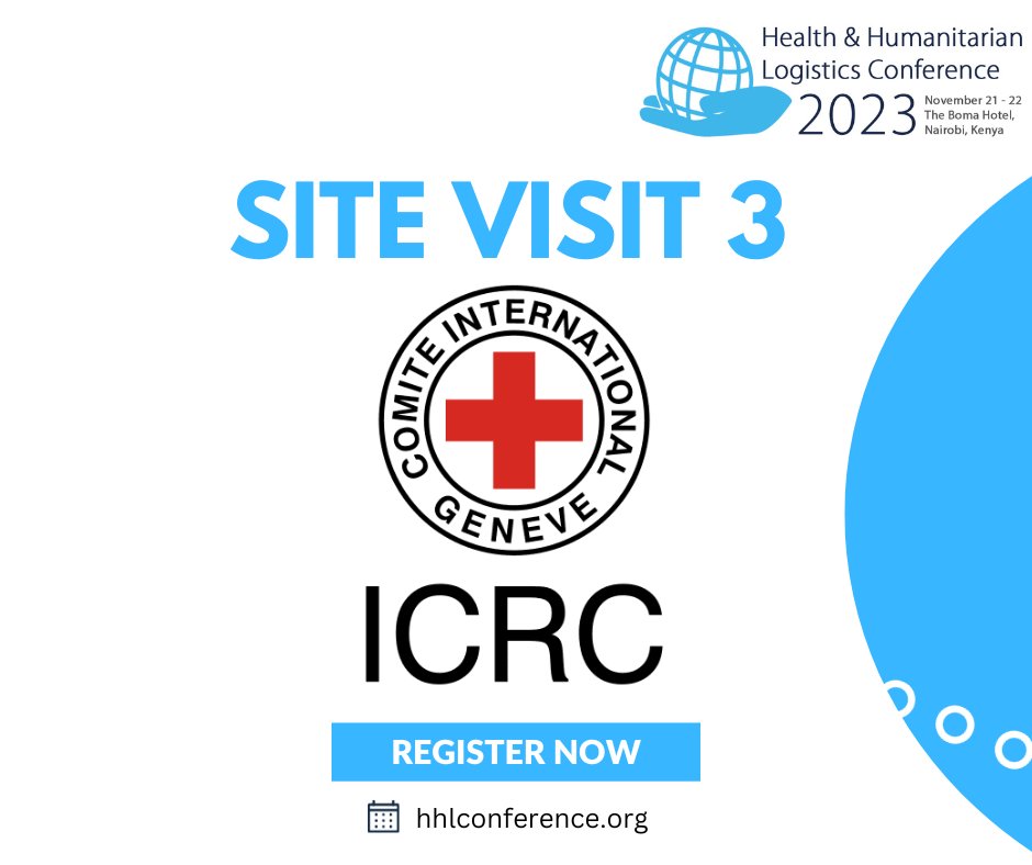 Site Visit 3: <a href="/ICRC/">ICRC</a> Regional Medical Warehouse Complex. 

Further details on the visit here: hhlconference.org/hhl23/en/page/…

Once registered, you'll receive information on how to sign up to each of the site visits. Register to attend today: bit.ly/HHL23