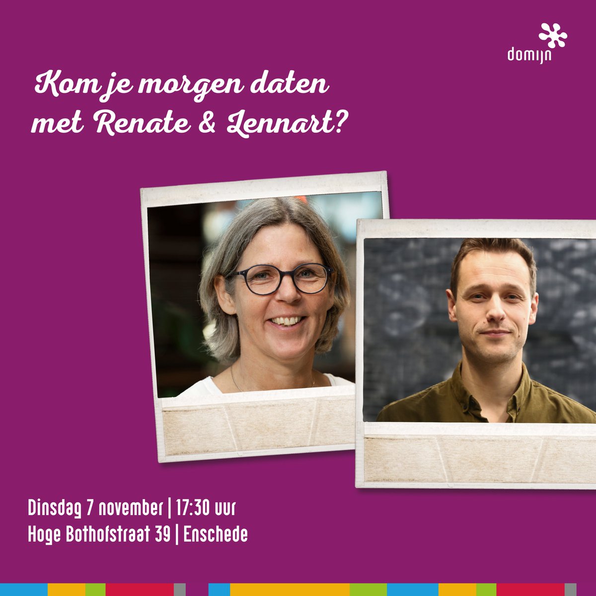 DATEN MET DOMIJN? 💜 | Zin in een date morgen? Voor de vacature van Strategisch Verbinder zitten Renate en Lennart voor je klaar. Ze zoeken een verbinder met kennis, passie, een vastgoedachtergrond en een flinke dosis gezelligheid!linkedin.com/feed/update/ur…