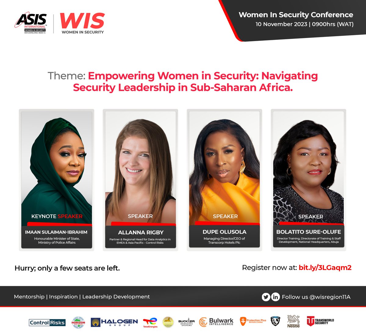 Meet Our Fantastic Lineup of Speakers. Prepare to be captivated, inspired, and uplifted by the phenomenal speakers who will grace the stage at the conference. This year, we opted for quality over quantity and the speaker lineup is nothing short of extraordinary.#WIS2023 #Speakers