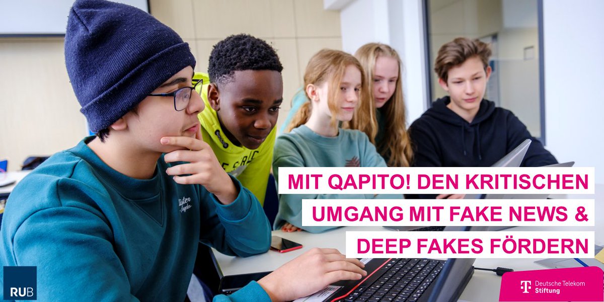 Wie lernwirksam sind unsere Qapito-OER-Materialien zur Förderung der Resilienz gegenüber Falschinformationen im Schulalltag? Um das herauszufinden, suchen wir motivierte Lehrkräfte für einen Praxistest in NRW! 

#twitterlehrerzimmer #twlz

Alle Infos hier: bit.ly/qapito