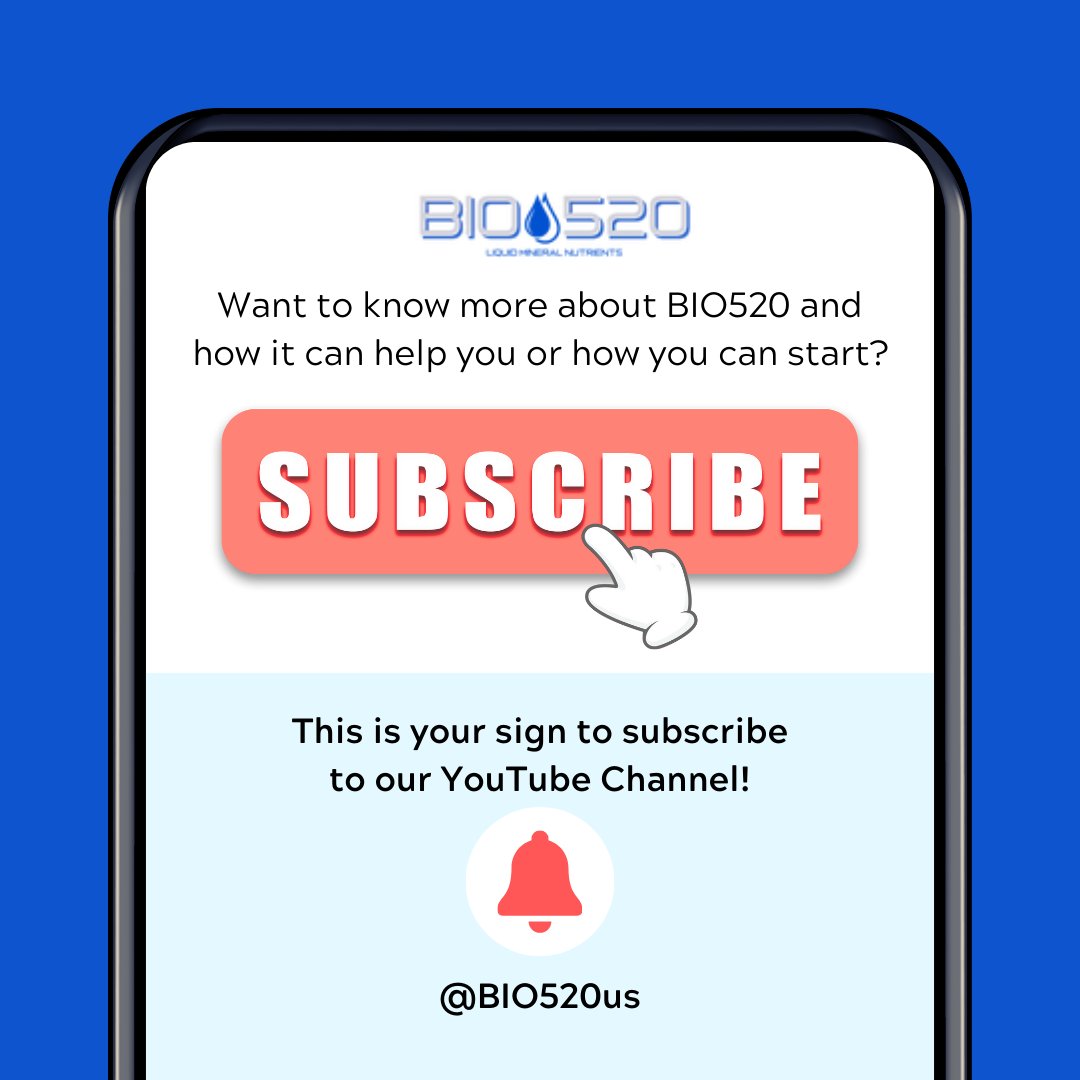 Elevate your plant cultivation! Learn tips, tricks, and insights on our YouTube channel – your green thumbs' best friend! 🎥🌿

 #BIO520 #PlantCultivation #AgricultureTips #SubscribeNow #LiquidNutrients #OrganicFarming #SustainableAgriculture #CropHealth #EcoFriendly