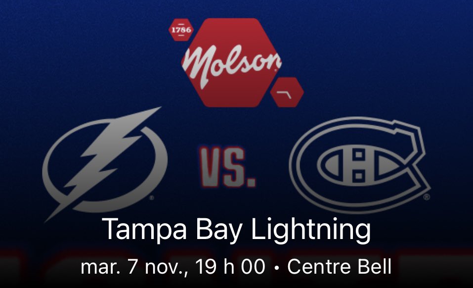 MathieuBourdea1's tweet image. Paire de billet a vendre
7 Nov. 19:00
Contre TAMPA BAY!!!

250$/ paire

Secrion 318 rangé DD 1-2

A qui la chance!!