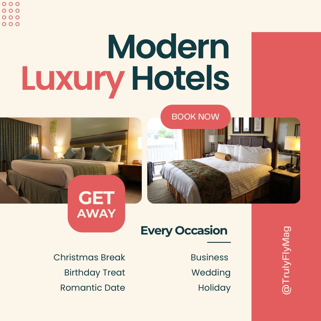 Book that special Get Away with a fabulous hotel stay for any occasion prf.hn/l/n0w1Jbb

#hotel #getaway #hoteloffers #hotels #weekendbreak #christmasbreak #romantic #treat #luxury