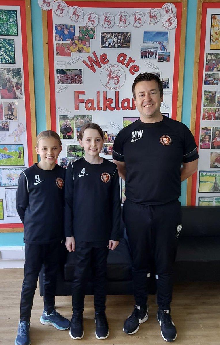 Thank you, Matt Winch for raising the profile of girls’ football ⚽️ in our assembly today. He was joined the team’s captain Ella and vice captain Maisie. <a href="/newburydpsfa/">NewburyDistrict PSFA</a> #wearefalkland