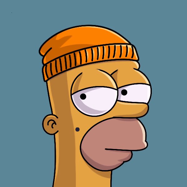 BankboyLDN's tweet image. wasn’t planning on jumping on @SimpsPunk wave, but @BoardApes made me do it! but the mole and the beanie tho… you gotta love it 😉