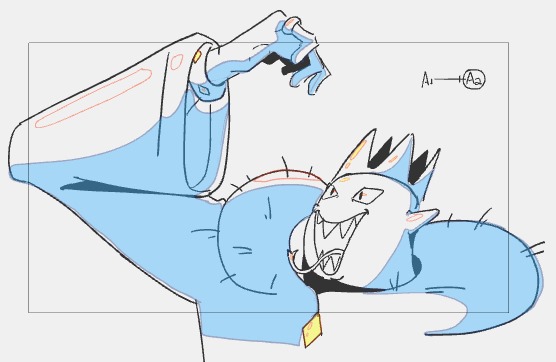 did a test genga for this one