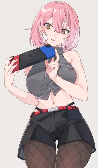 らくがき再掲 ピンク髪のお姉さんは好きですか?