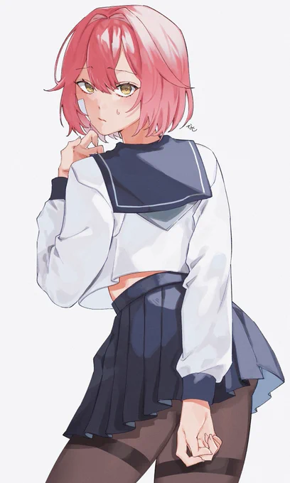 らくがき再掲 ピンク髪のお姉さんは好きですか?