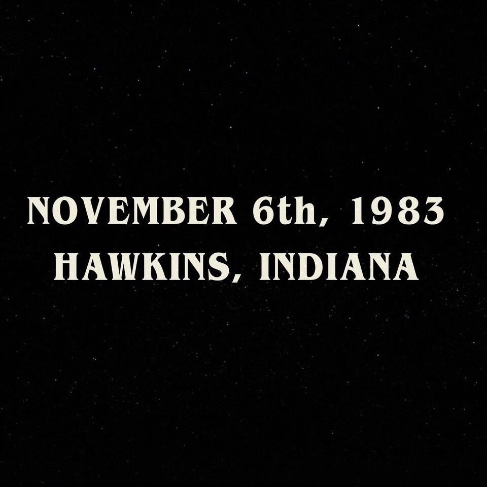 tracklist's tweet photo. 6 de novembro — 40 anos anos do desaparecimento de Will Byers em Hawkins. ⭐️ #StrangerThingsDay https://t.co/cD5fYjD068