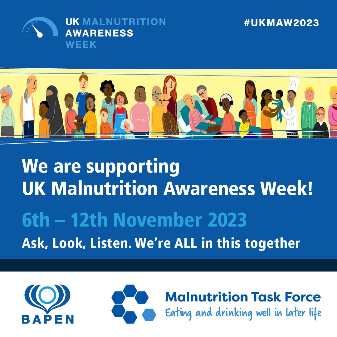 #UKMAW2023 is here! Look out for posts and stories from us this week on managing malnutrition.
We can't wait to listen in to the Learning Event to hear more about project TOMATO, and how we can identify the signs of malnutrition in people with dementia living at home!