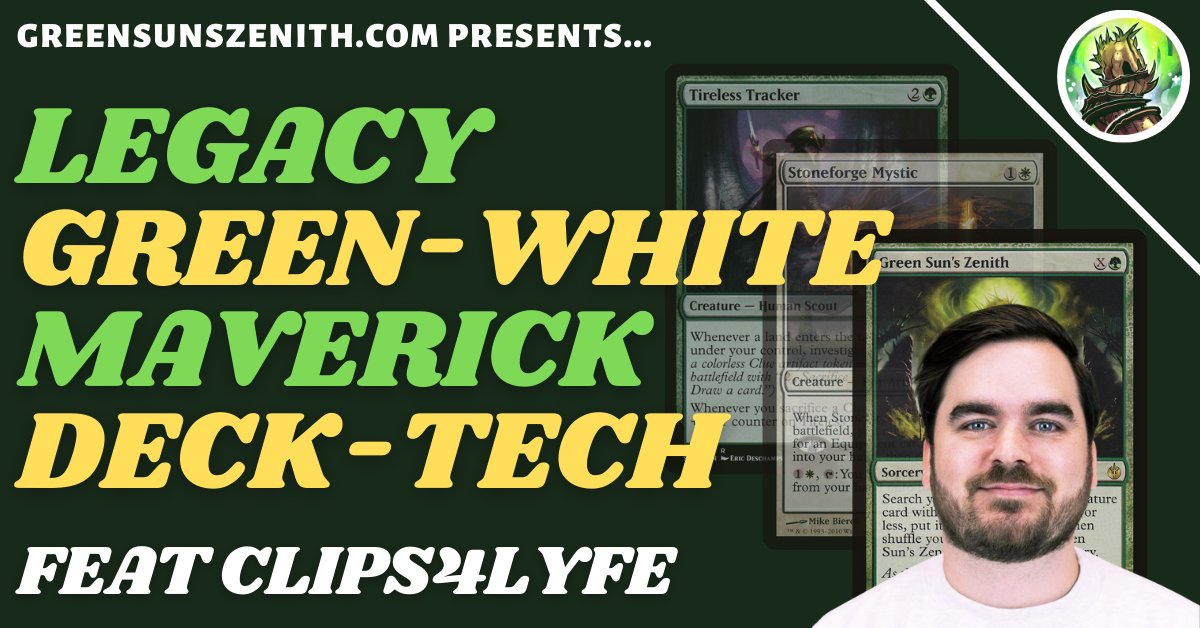 DougesOnTwitch's tweet image. I think it takes some serious effort to consistency perform well with Maverick in 2023, so you can image the respect I have for Clips who's been championing straight Green-White Maverick for some time now 🏆

⬇️ Find our deck-tech / discussion linked in comments

#MTG #MTGLegacy