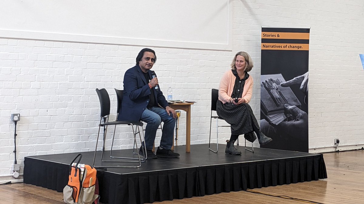 A_Saif85's tweet photo. Great session at @FriendshipCafe1 watching #UnreflectedReflections and the incredible story of the Gloucester Muslim Community. @TVSanjeev sharing his thoughts on the need to capture and tell our community stories for posterity https://t.co/WSfafY4Rci