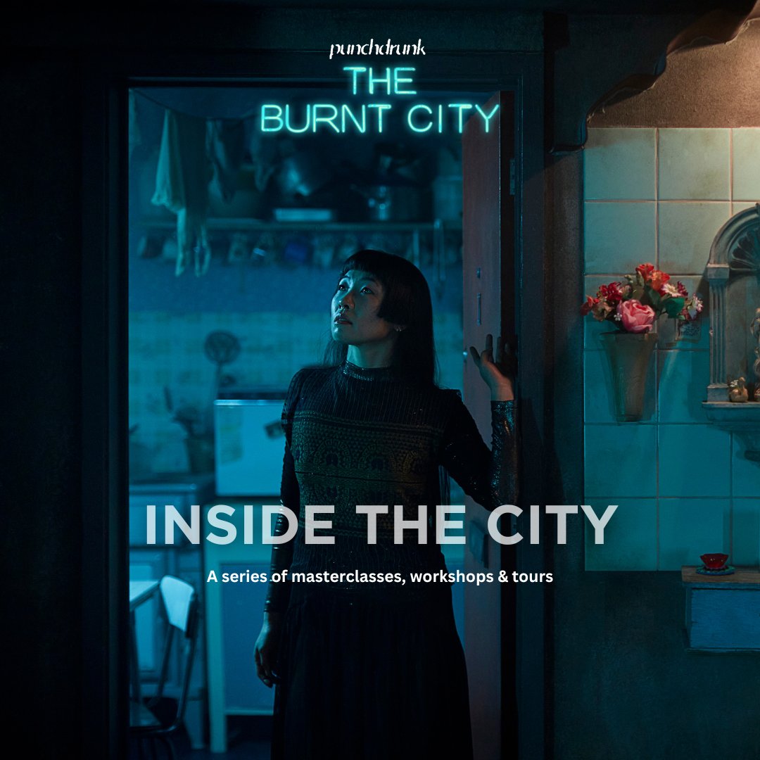 Introducing Inside the City, a series of masterclasses, workshops and tours focusing on all aspects of Punchdrunk’s site-sympathetic approach to making work. Book Now: theburntcity.com/events/ #TheBurntCity #punchdrunk