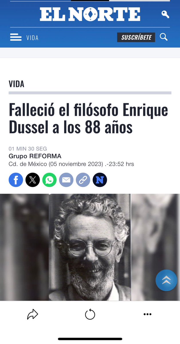 Enorme pérdida, una vida prolífica dedicada a construir una voz para los pueblos. Hasta luego, Enrique.