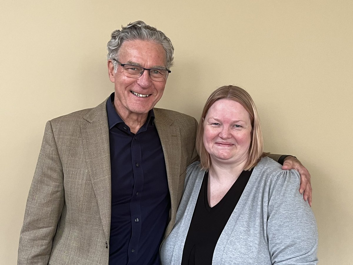 fantastic to meet <a href="/WestM61/">Michael West</a> in person here for the ACP conference here with <a href="/EmmaFarrow27/">Emma Farrow</a> 😊