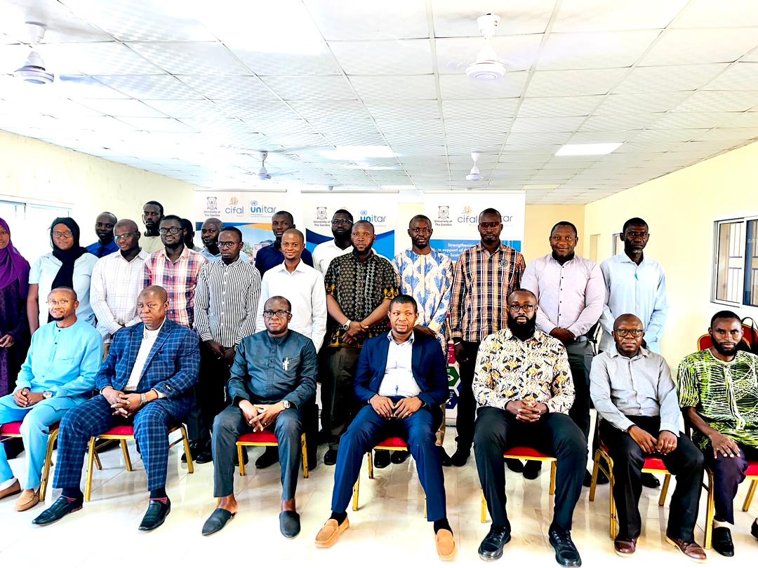 CIFALBanjul's tweet photo. Day 1 of CIFAL Banjul's inaugural training on data analysis using STATA and SPSS for Gambia Bureau of Statistics (GBoS) Staff. Thanks to @UNDP_TheGambia for funding this training. @UNITAR @UNGambia
@MofeaGambia
@UniOfGambia @Moherst_GMB https://t.co/yIkI13EMaY