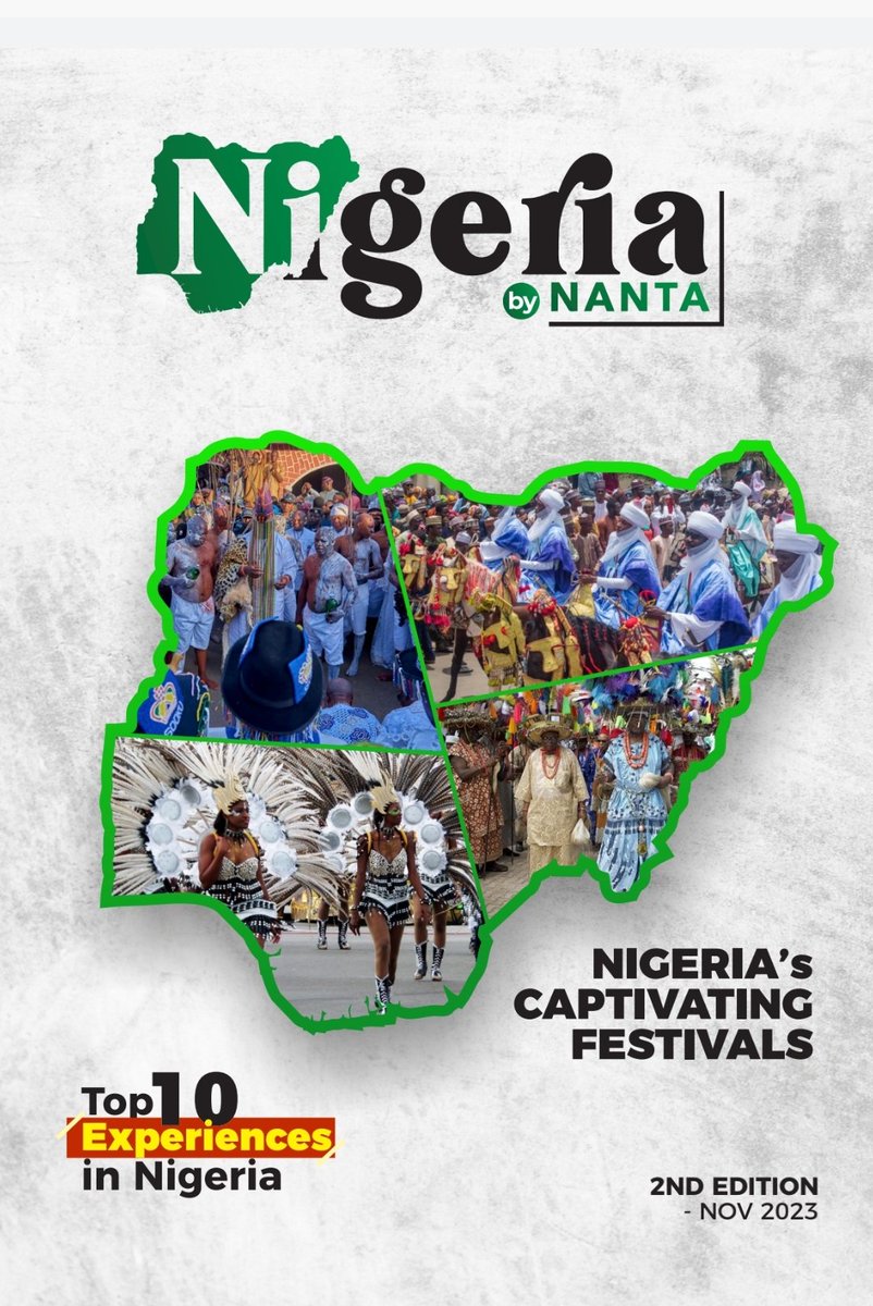 Spidercoms's tweet photo. Nigeria By NANTA @nanta_headquart 

#spidercomms is proud to be the publisher of the 2nd edition of #NigeriaByNANTA magazine, an annual publication of Nigeria's travel agencies umbrella body, NANTA aimed at driving travels and tourism to Nigeria at the annual @WTM_London 2023  1/ https://t.co/sbIYVk6xhn