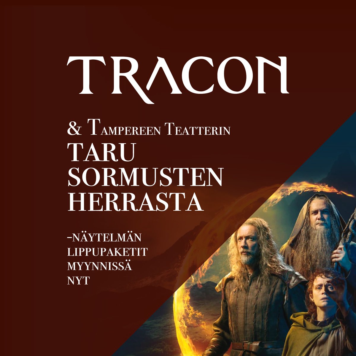 Taru Sormusten Herrasta + Tracon -lippupaketit myynnissä nyt! 
Linkki lippu.fihin: lippu.fi/tickets.html?f…

Lisätietoa blogissa: 2023.tracon.fi/blog/2023/11/0…

#Tracon #TraconFi