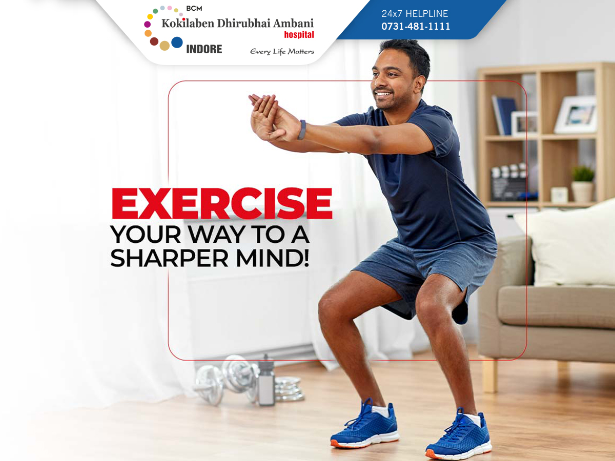 KDAHIndore's tweet image. Studies show that #exercise can have a positive impact on your #cognitiveabilities. Regular exercise increases your heart rate & boosts the flow of blood & oxygen to the brain. This can help improve #brainfunction & improve memory, & attention.