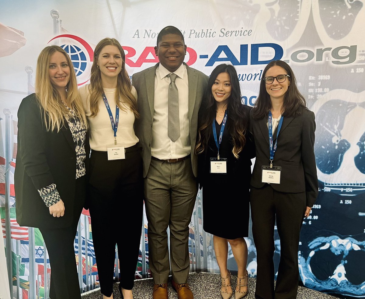 CU Radiology (@curadiology) on Twitter photo We are super proud of our residents Mouna Chebaane, Ivy Ewald, Eduardo-Bent Robinson, Maili Lim and Emily Sterbis who attended #RADAID2023 to speak about their involvement and our department’s #GlobalHealth efforts in Nepal 🇳🇵
<a href="/RADAIDIntl/">RAD-AID</a> <a href="/curadresidents/">CU Radiology Residents</a> <a href="/IrColorado/">University of Colorado VIR</a> We are super proud of our residents Mouna Chebaane, Ivy Ewald, Eduardo-Bent Robinson, Maili Lim and Emily Sterbis who attended #RADAID2023 to speak about their involvement and our department’s #GlobalHealth efforts in Nepal 🇳🇵
<a href="/RADAIDIntl/">RAD-AID</a> <a href="/curadresidents/">CU Radiology Residents</a> <a href="/IrColorado/">University of Colorado VIR</a>