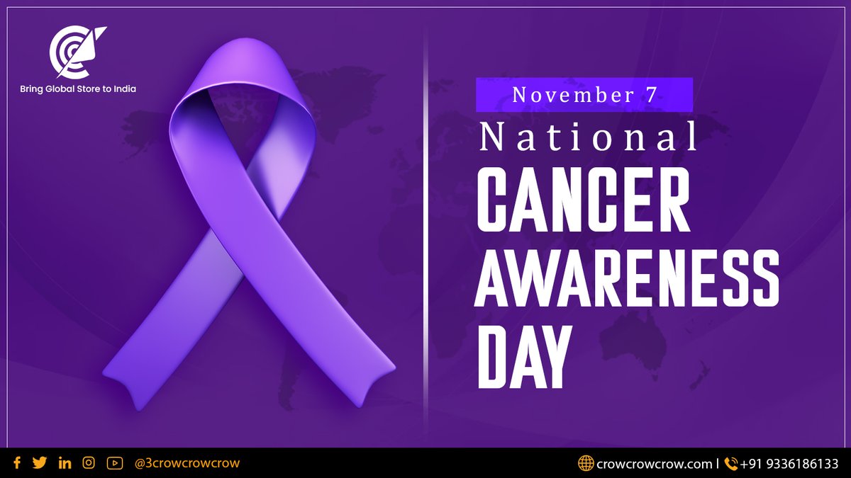 Stand Strong on #NationalCancerAwarenessDay 🎗️

Click on the Link to Visit Our Website :
tinyurl.com/265h99vm

#CancerAwareness #CancerResearch #Cancer  #onlineshoppingindia #crowcrowcrow