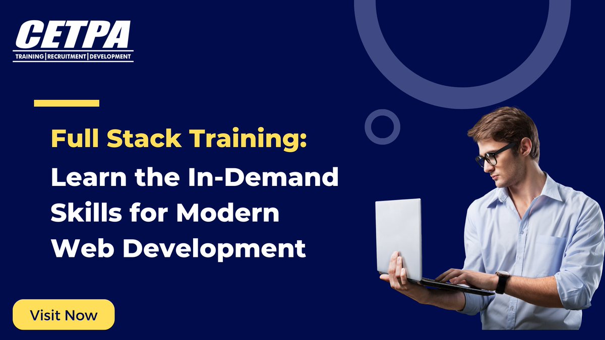 sanyasharma596's tweet image. cetpainfotechh.blogspot.com/2023/11/full-s…
Whether you are a beginner or a professional, full-stack training is the preferred choice for getting equipped with the in-demand skills
#fullstackcourseonline #fullstackdevelopmentcourse #onlinefullstacktraining #fullstackdeveloper