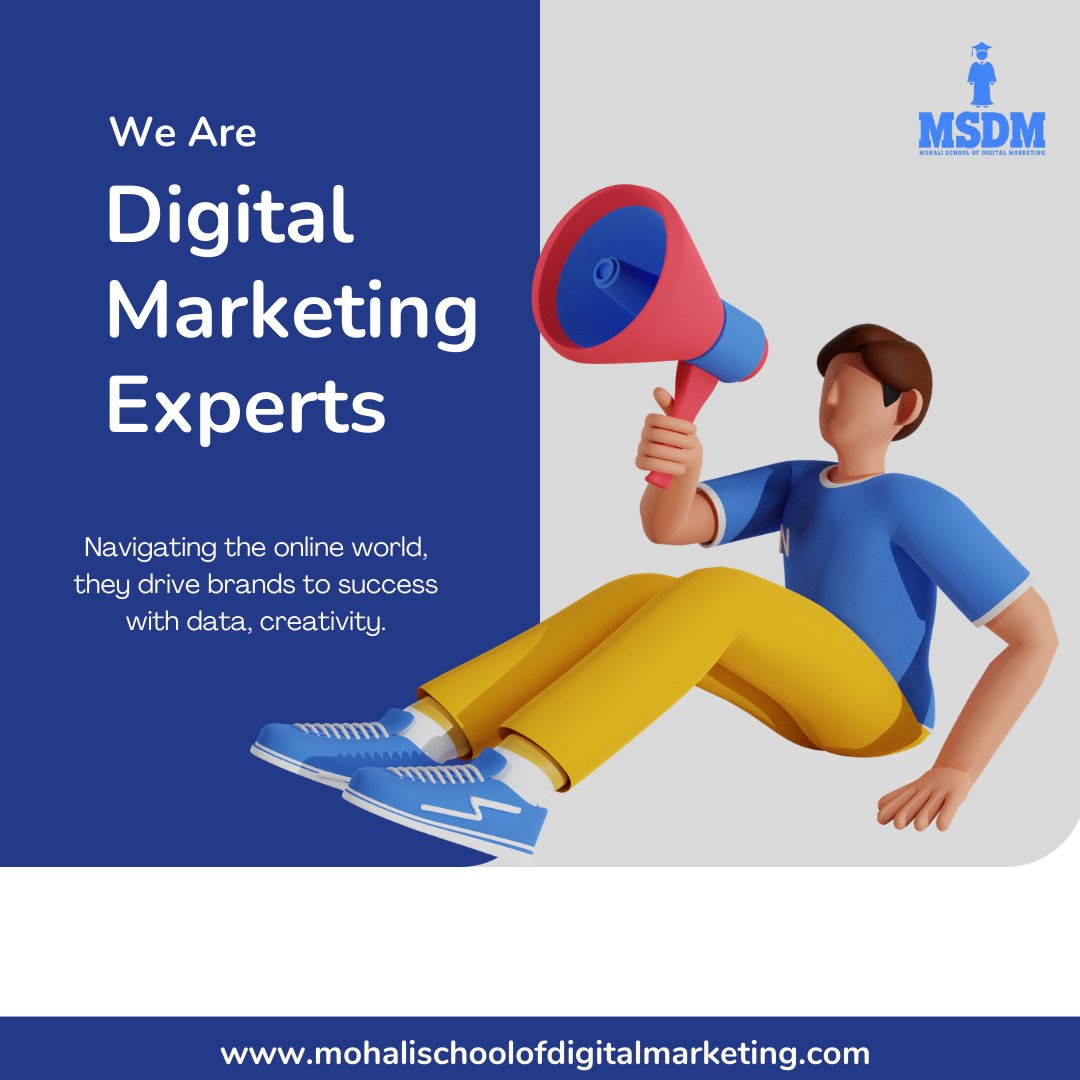 mohali_schoolDM's tweet image. Want to be a digital marketing expert? Join the top-notch training at Mohali School of Digital Marketing and take your skills to the next level.

Visit mohalischoolofdigitalmarketing.com or call 090500 55400 to start your digital marketing journey today!

#StrategyIsKey #MasterTheArt #MSDM
