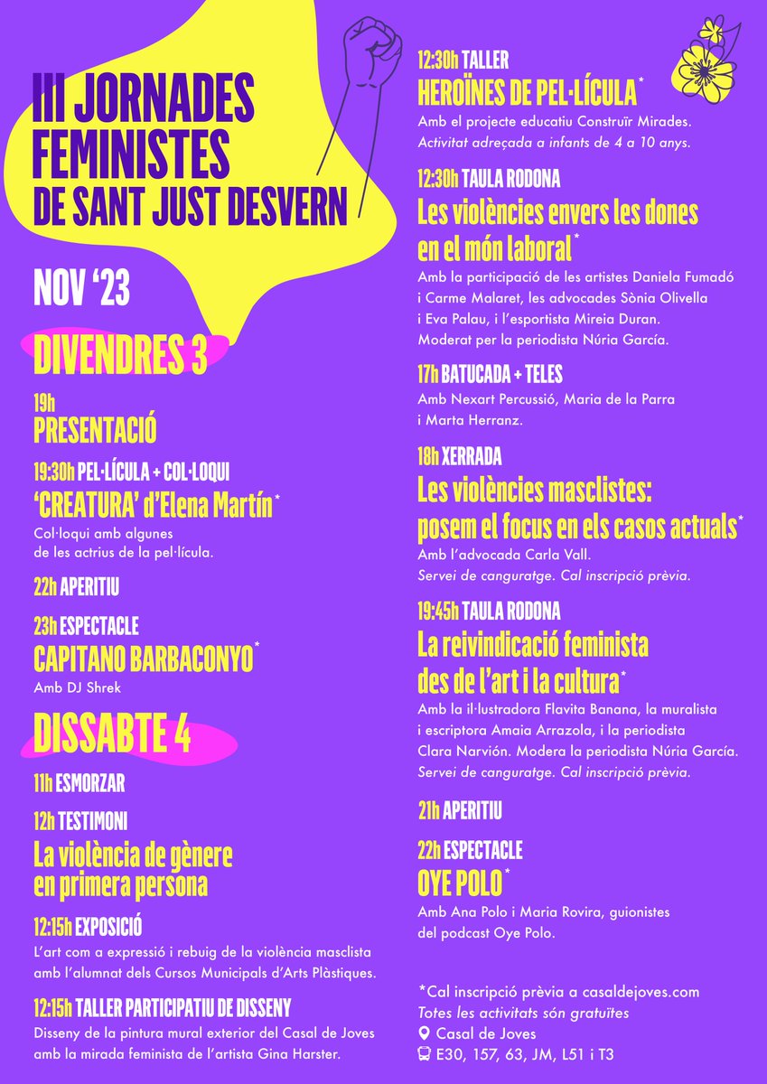 CCBaixLlobregat's tweet photo. La consellera de #Feminisme Vicky Castellanos va participar divendres en la inauguració de les III Jornades Feministes de #SantJustDesvern remarcant la importància d'aquests actes de conscienciació i sensibilització #BaixLlobregat
@donesllobregat @santjustcat #ProgramaFeminista https://t.co/KKvDJNjzN4