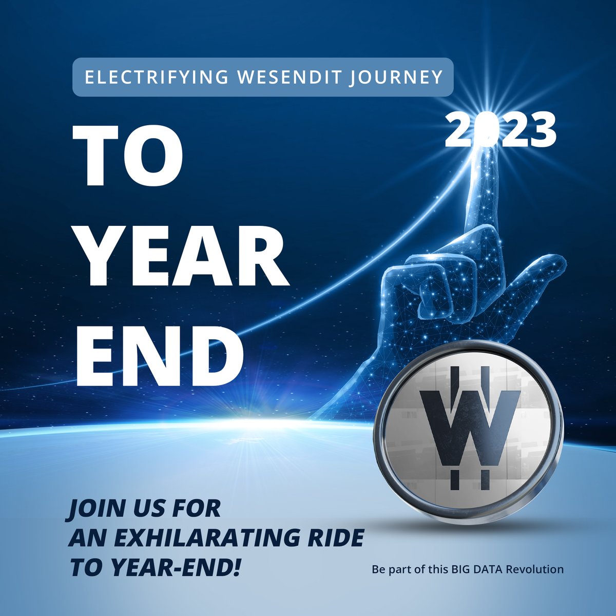 Our Electrifying WeSendit Journey to Year-End:

🚀 Website Product Feature Update at wesendit.io
🌟 Beta Launch of the WeSendit 3.0 Platform
💥 Amplifying Our Unigrid Partnership with Thrilling Influencer Marketing
💼 Nearing the Completion of the Sales Funnel for