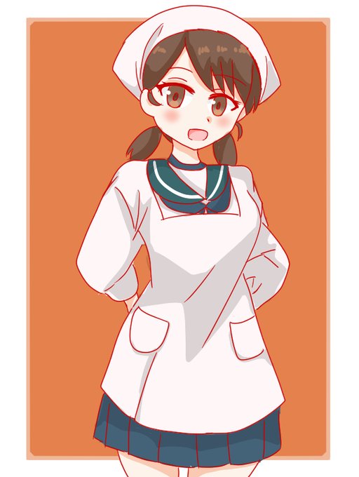 「今用意しますね。」#艦これ #白雪 