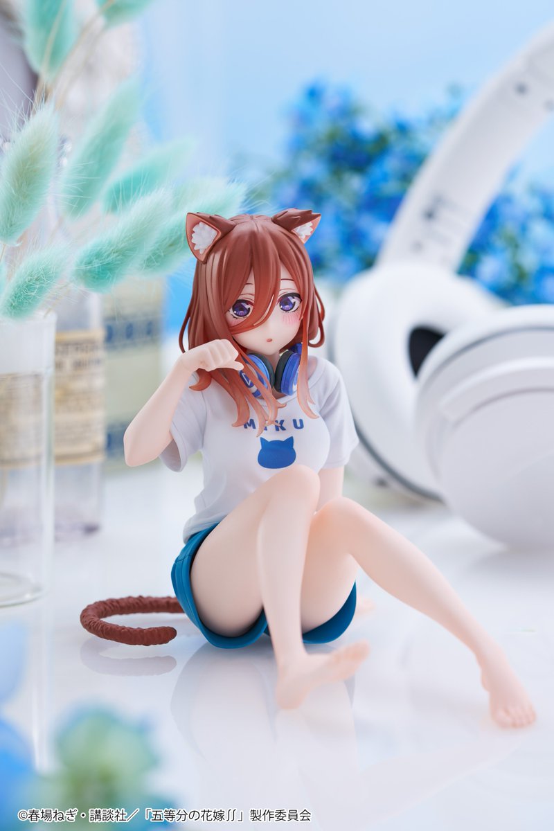 gotoubun_goods's tweet photo. Desktop Cute フィギュア
TVアニメ「五等分の花嫁∬」
中野三玖の商品化が決定！✨

描き下ろしの猫耳ルームウェア姿で登場♪

#五等分の花嫁 https://t.co/1g4lNbZMbc