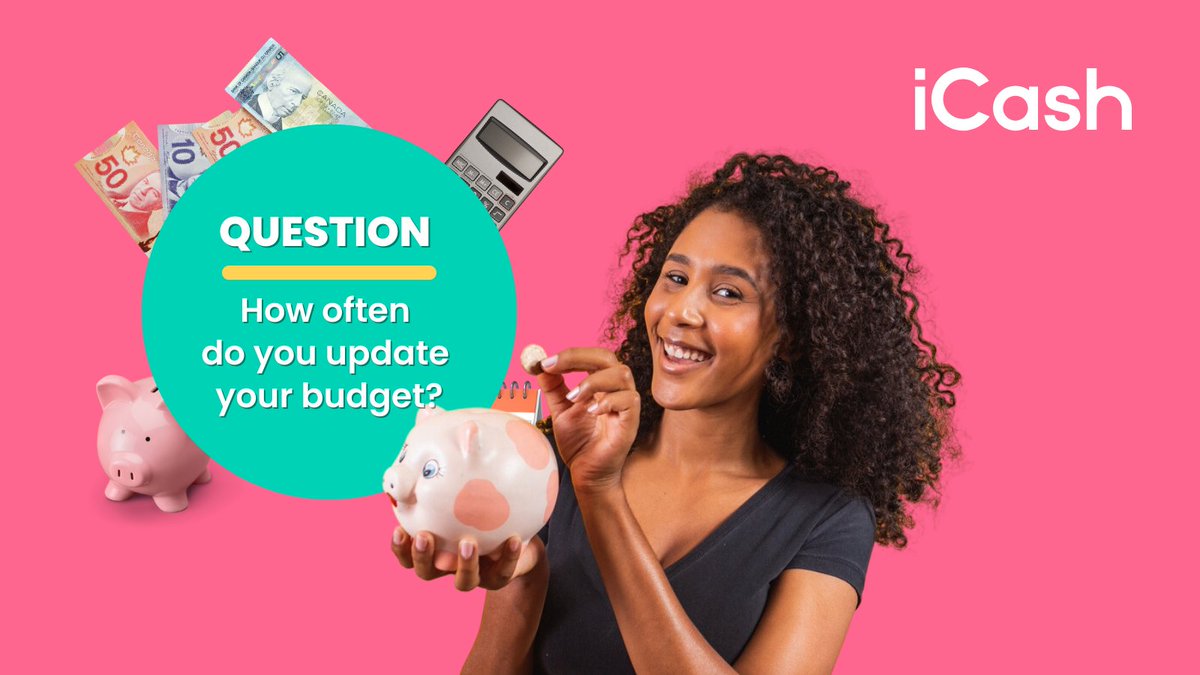 iCASH_ca's tweet photo. POLL TIME! ⏰
How often do you update your budget? 🤔
🤩 = 1/month
🙂 = 1/3months
😃 = 1/year
🙈 = Never
Share your answer below! 💬
#MoneyManagement #BudgetTips #budgeting101 #budgettime #budgetCanada #moneytalk #iCash #budgetcalculator #householdbudgets https://t.co/dfuENqy5wF