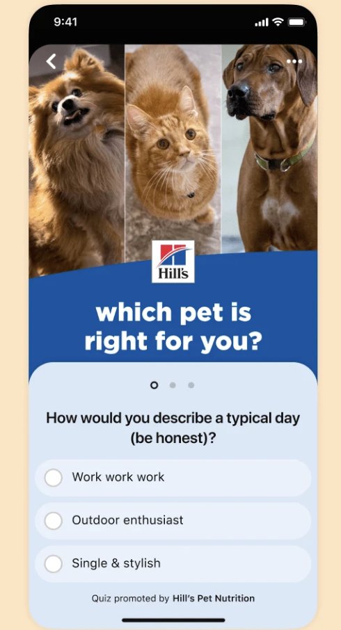 Is your business on Pinterest? Why not consider a Pinterest quiz ad! They are a fun and inventive way to promote on Pinterest.  #ad #pinterest business.pinterest.com/blog/product-h…