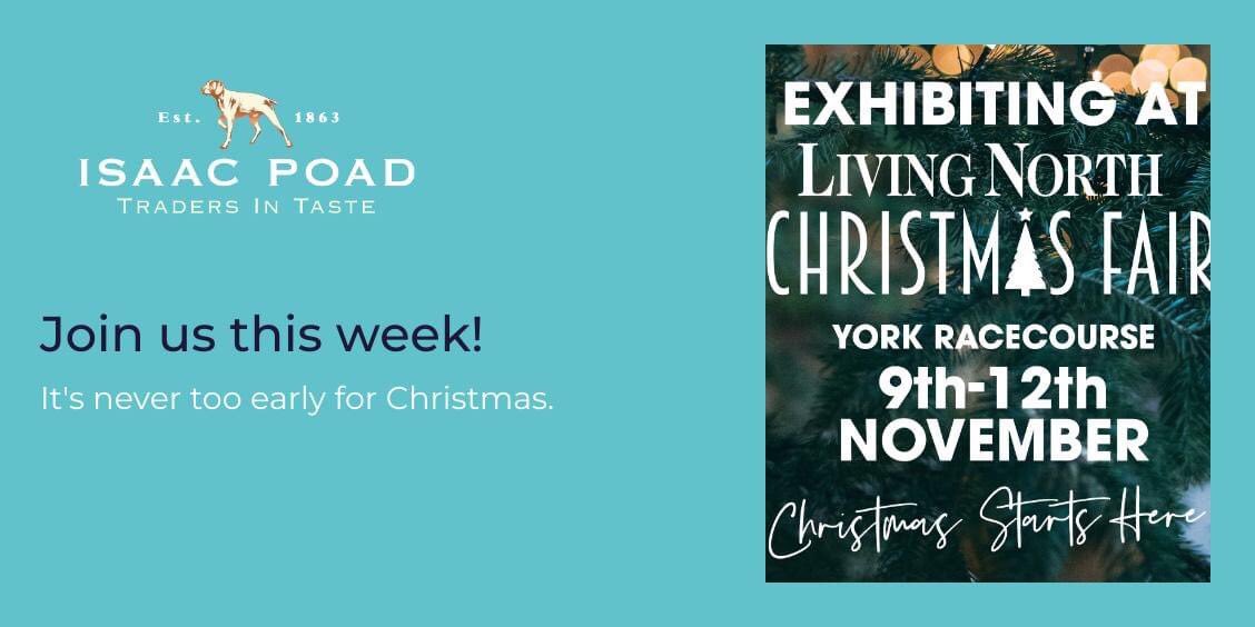 Isaacpoadbeer's tweet image. Starting Thursday to Sunday &amp;amp; our first time there - should be fun! Launching our new Christmas range along with some
fab festive offers. Cheers!