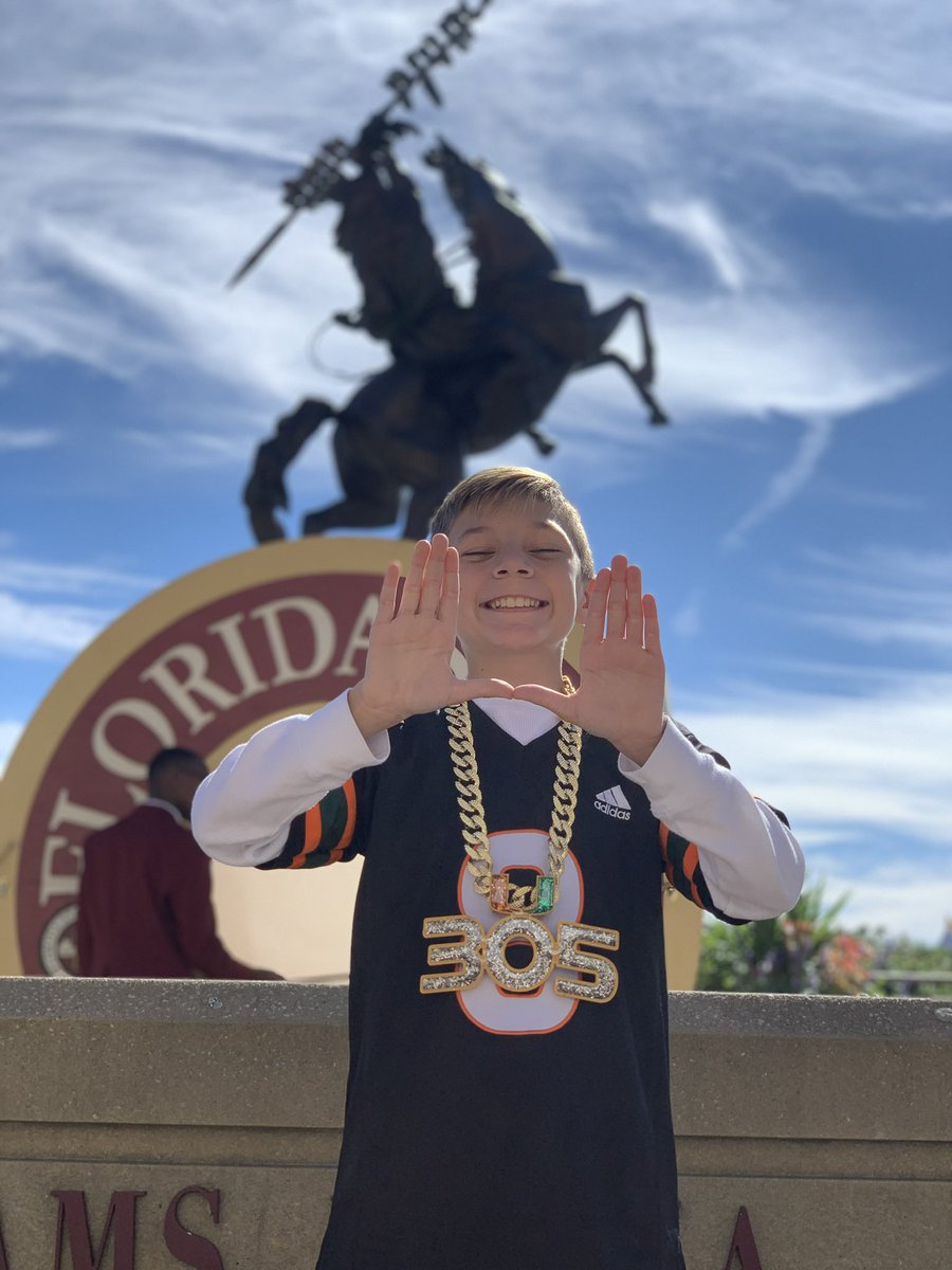 Canes_Chief's tweet photo. I can’t wait until this Saturday.  

Another year of making memories with my boy. #FSUweek 

2019, 2020, 2021, 2022 &amp; now 2023.  

COVID, PCSing, game day sickness, new grandbaby.. 

Nothing has stopped our father-son tradition. https://t.co/E5WH7Ca21z