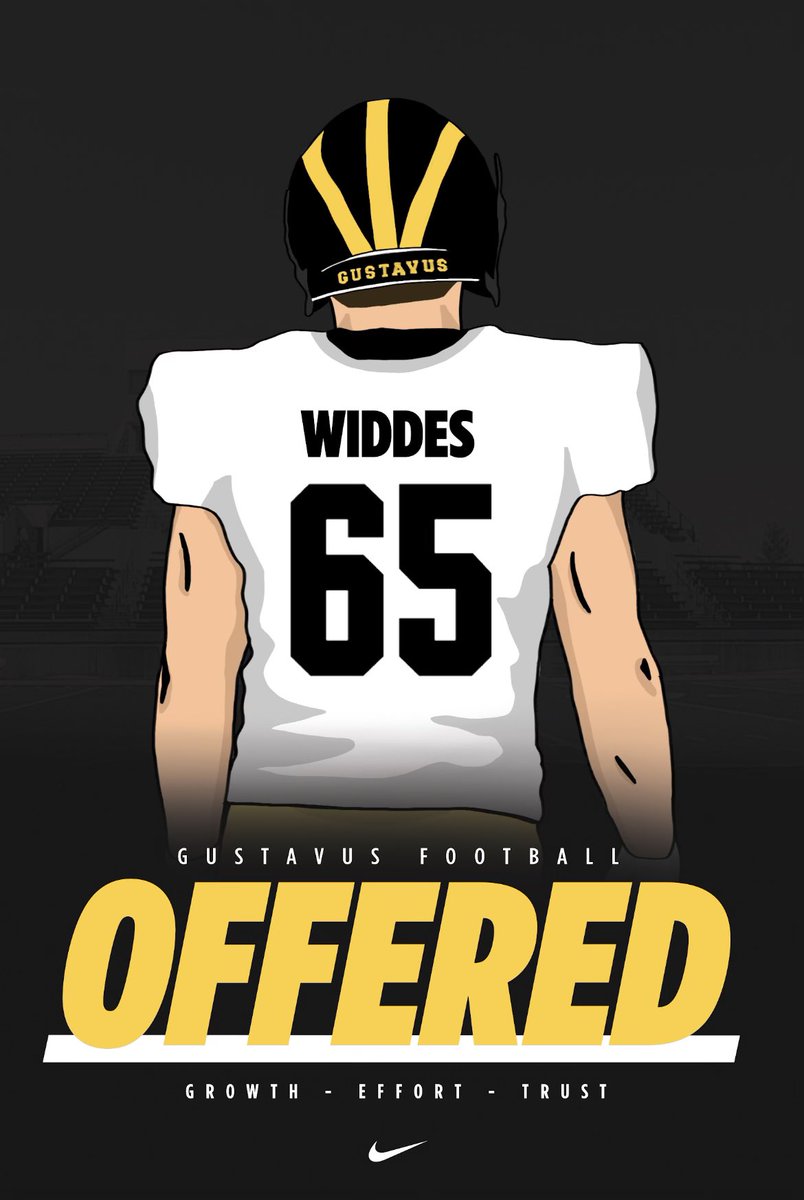 Jacob_Widdes's tweet photo. I am excited to announce my commitment to continue my football and academic career at Gustavus Adolphus College! @GAC_Football @GustieAthletics https://t.co/BkjE7ZuMAE