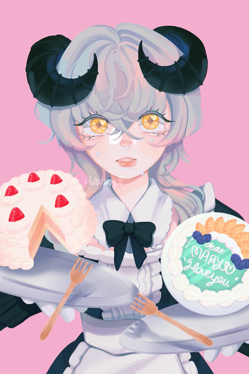 wbenoqaf3's tweet photo. (fem¡) 
น้องเมดบะเบ้ว ซุ่มซ่ามไปหน่อย เเต่น่ารักนะ! 🐏🍮 #BaabelArt https://t.co/ch00PaOK8F