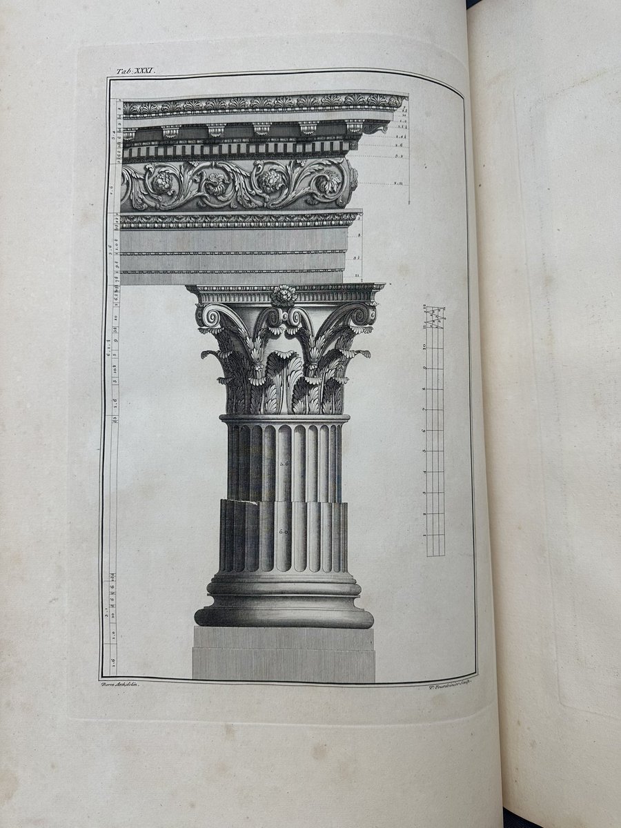 PeterNLindfield's tweet image. Teaching using rare books in the @WSofArchi collections. Amazing resources at our fingertips! #architecture #classicalarchitecture
