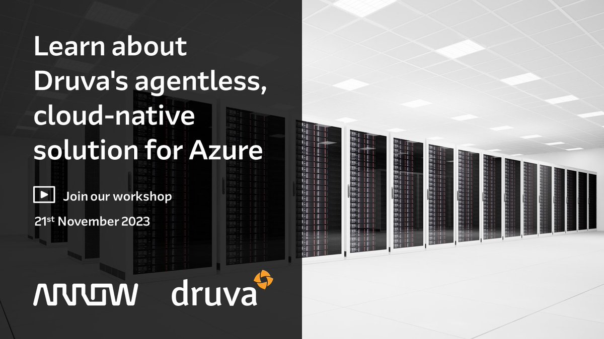 ArrowECS_UK's tweet image. Secure Azure Data without the Costs and Complexity! 🚨  Join our workshop about Druva&apos;s agentless cloud-native solution for Azure that provides organizations with secure, air-gapped backups of Azure VM data. Register here ➡️ arw.li/6013uUILH
#AzureSolution #Cybersecurity