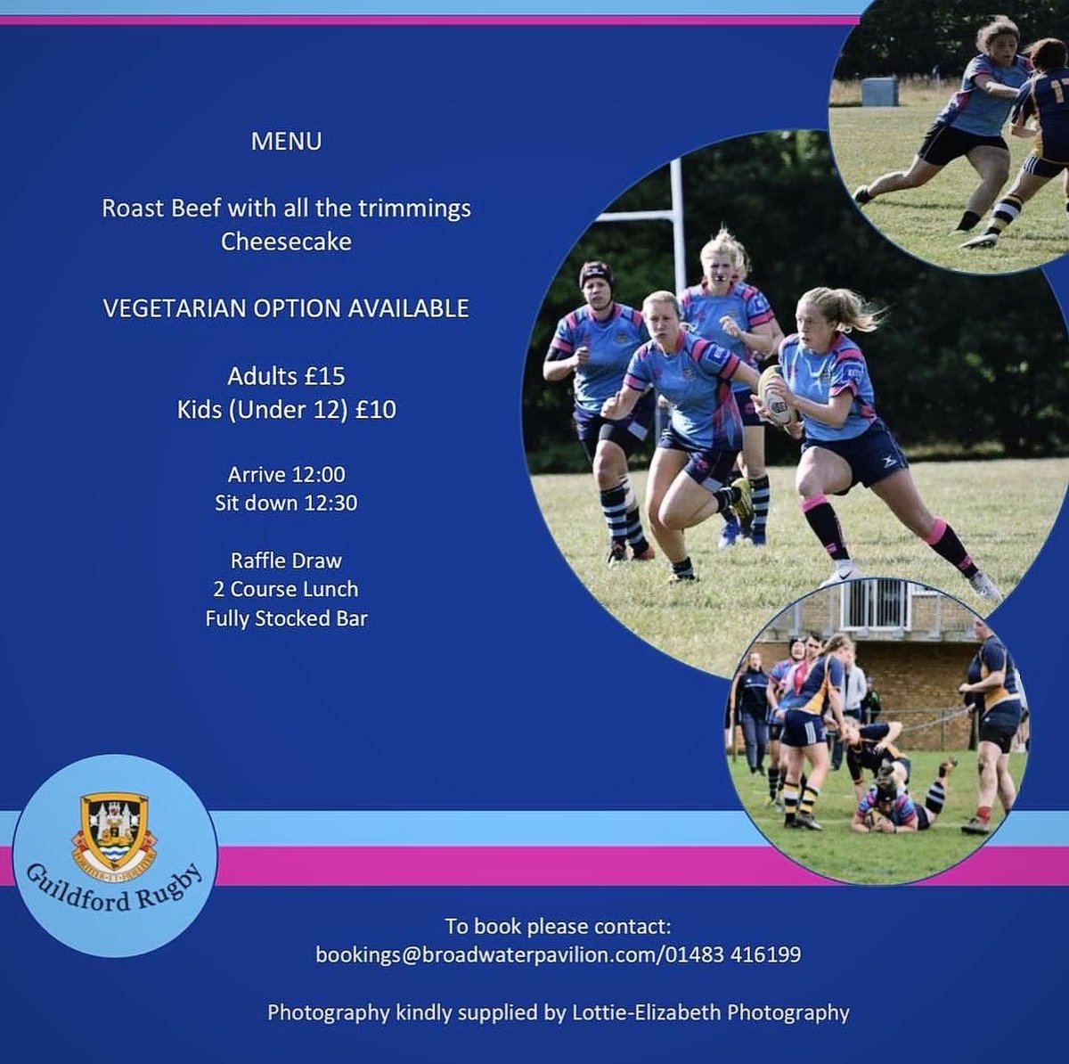 guildfordrugby's tweet photo. 🥇 We Are Top Of The League 🥇

Our amazing @guildfordgazelles are top of the league after an unbeaten start 💯

They’re not slowing down though and host not only Tonbridge Juddians at home but their first Gazelles Lunch of the season this Sunday the 12th of November 🍴 https://t.co/66mIJunotA