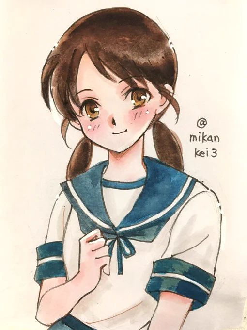 白雪です#艦これ版深夜の真剣お絵描き60分一本勝負 #艦これ版真剣お絵描き60分一本勝負_20231106 #白雪 #艦これ 