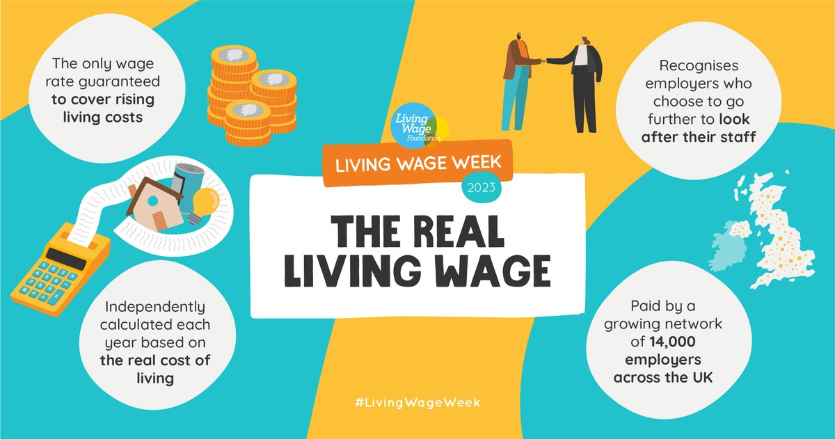 🎉 We’re proud to be celebrating #LivingWageWeek as an accredited Living Wage
Employer!

We believe that everyone needs a wage that meets everyday needs, which is why we
pay the real #LivingWage based on the cost of living.

👉 Join the growing movement: livingwage.org.uk/accredit