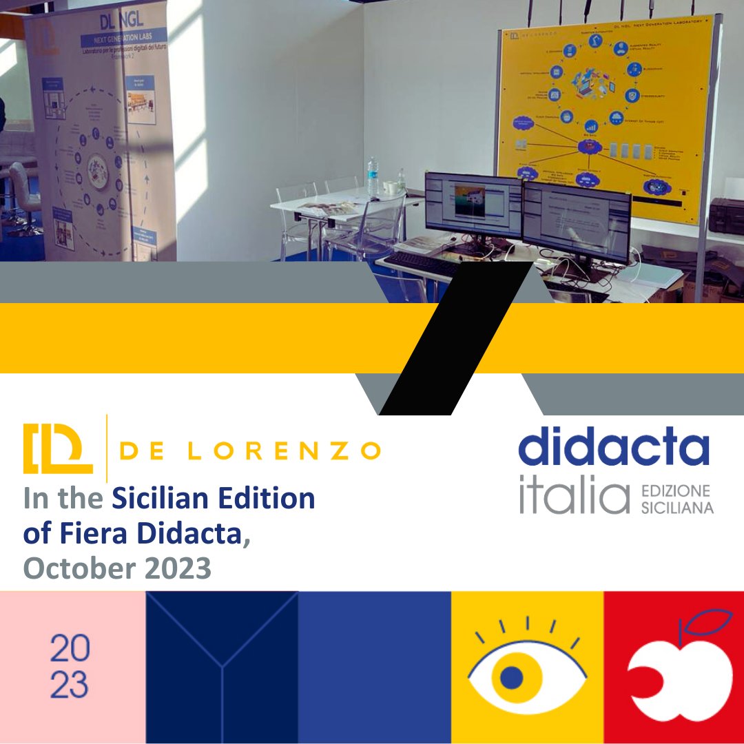 delorenzoglobal's tweet photo. #DeLorenzo had the honor of being part of the Sicilian edition of @FieraDidacta Italia (Sicily), one of the most prominent educational innovation national event.
Swipe right to see our participation!
#SchoolOfTheFuture #DidactaSicilia23 https://t.co/FN8VmZgtEM