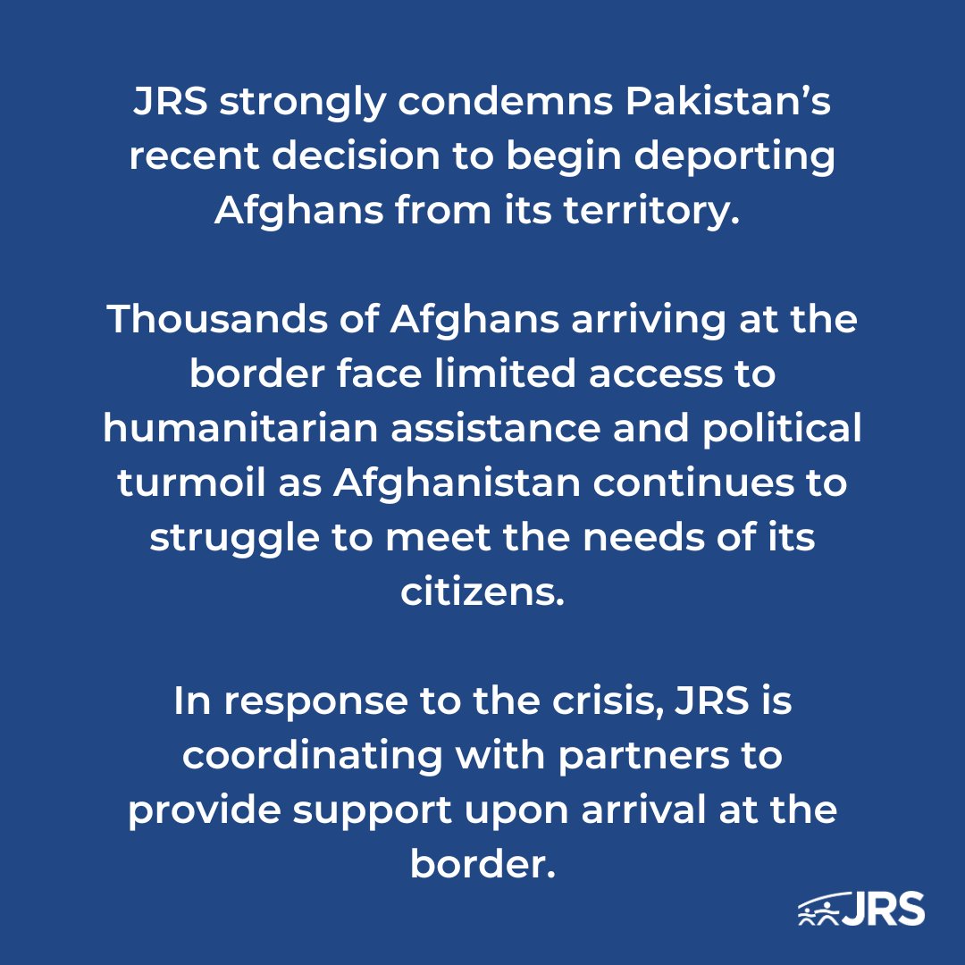 JesuitRefugee's tweet photo. "JRS stands by Afghans in search of safety and protection and urges host governments and the world community to meet their needs," said the Country Director of JRS #Afghanistan.

➡️ https://t.co/jdlF8Lhaj3 https://t.co/tbVZZGsdqj