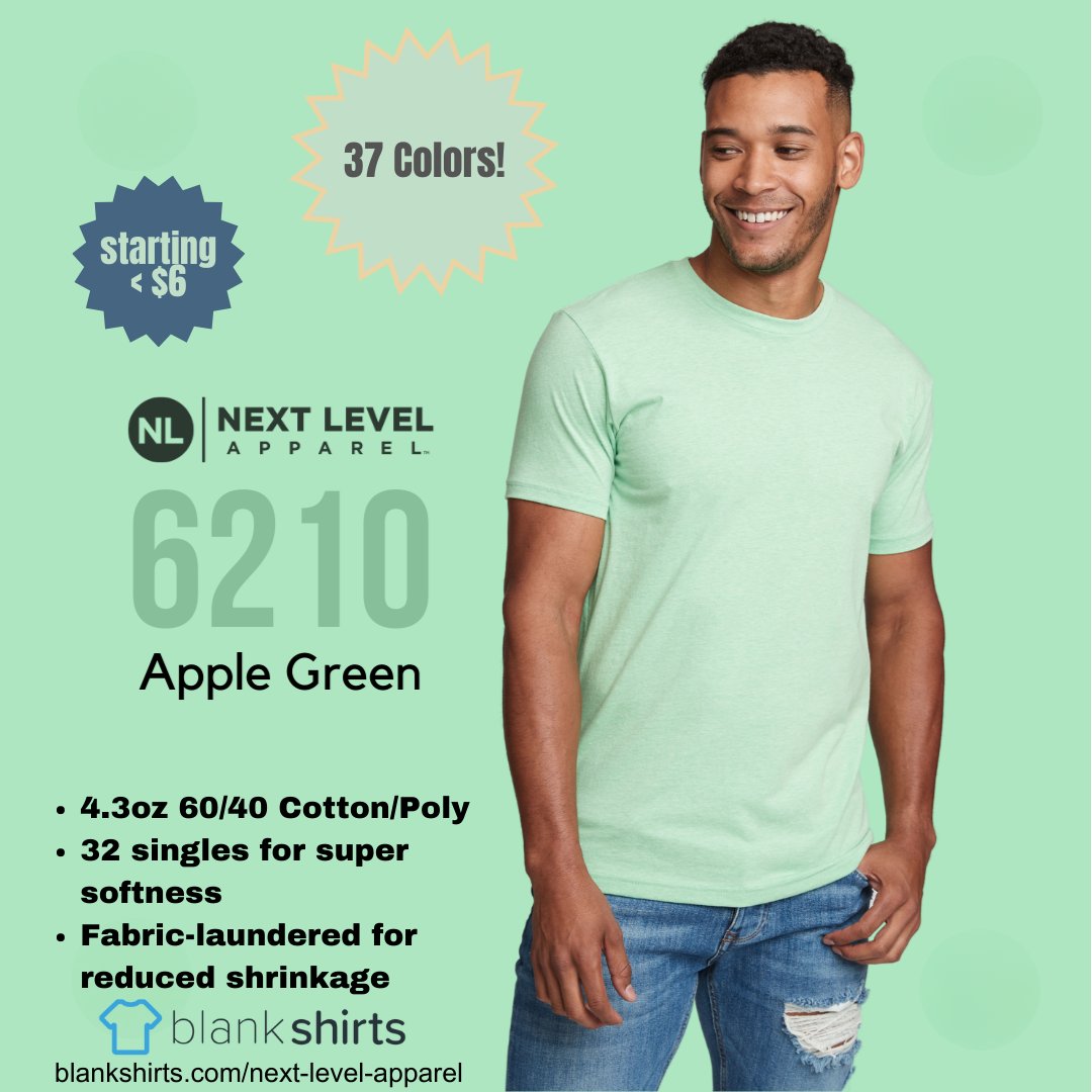 blank_shirts's tweet image. The Next Level 6210 Unisex T-Shirt is made from quality ring-spun cotton and polyester which is super soft and durable at the same time.
.
Save on the Next Level 6210 now:
ow.ly/hoiZ50Q47kR
.
#Tshirts #NextLevelApparel #BlankShirts