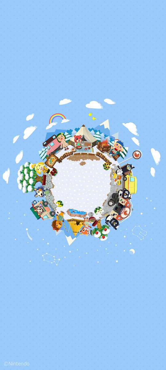 Pocket_Camp's tweet photo. The sixth anniversary of Pocket Camp is right around the corner! We have some fun wallpapers of the four seasons to celebrate! This design really takes us back! Do you remember? Let us know! (Hint: 6 years ago...) https://t.co/MnuKZtWDN1